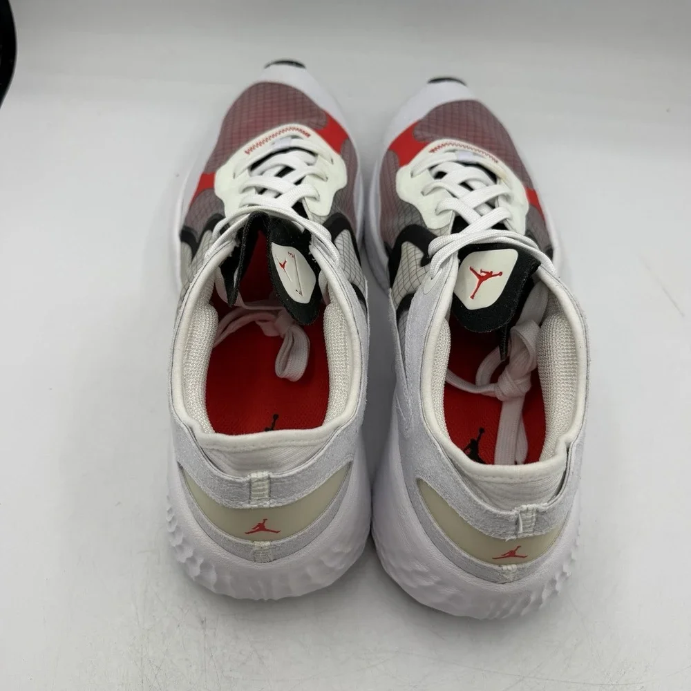 Air Jordan Delta 3 Low Shoes Mens Sz 10.5 White/Chile Red Sneakers DN2647-160